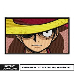 luffy rectangle embroidery design (2)