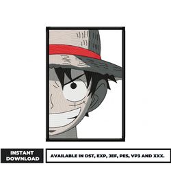 luffy smile embroidery design