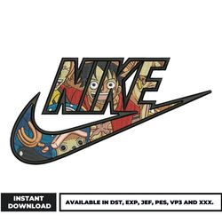 luffy team nike embroidery design