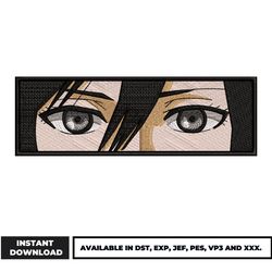 mikasa eyes rectangle embroidery design