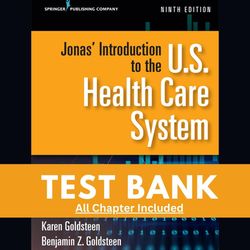 jonas introduction to the u s health care system 9th edition goldsteen test bank