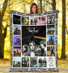 pink floyd collage universal blanket, album covers, the division bell, rock, the dark side of the moon, animals, velvete