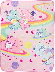 silver buffalo care bears cosmic bears raschel throw