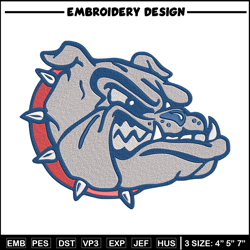 gonzaga bulldogs logo embroidery design,ncaa embroidery,sport embroidery,logo sport embroidery,embroidery design