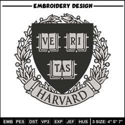 harvard university logo embroidery design, ncaa embroidery, sport embroidery, embroidery design, logo sport embroidery