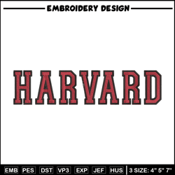 harvard university logo embroidery design, sport embroidery, logo sport embroidery, embroidery design,ncaa embroidery