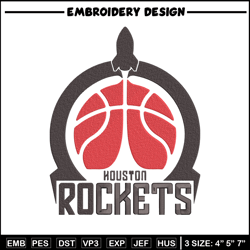 houston rockets logo embroidery design, nba embroidery, sport embroidery, embroidery design,logo sport embroidery.