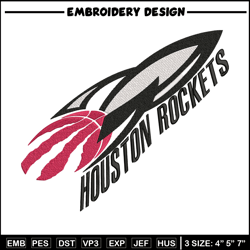 houston rockets logo embroidery design, nba embroidery, sport embroidery,embroidery design,logo sport embroidery