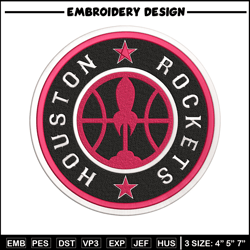 houston rockets logo embroidery design, nba embroidery,sport embroidery, embroidery design, logo sport embroidery