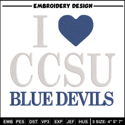 i love blue devils embroidery design, ncaa embroidery, embroidery design, logo sport embroidery, sport embroidery