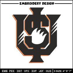 idaho state bengals logo embroidery design, ncaa embroidery, sport embroidery, logo sport embroidery,embroidery design.