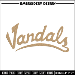 idaho vandals logo embroidery design,ncaa embroidery, sport embroidery,logo sport embroidery,embroidery design