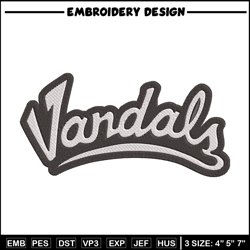 idaho vandals wordmark logo embroidery design, ncaa embroidery, sport embroidery,logo sport embroidery,embroidery design