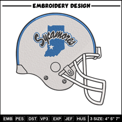 indiana state helmet embroidery design, sport embroidery, logo sport embroidery, embroidery design, ncaa embroidery