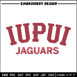 iupui jaguars logo embroidery design,ncaa embroidery, embroidery design, logo sport embroidery, sport embroidery.