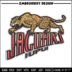 iupui jaguars logo embroidery design,ncaa embroidery,embroidery design,logo sport embroidery, sport embroidery.