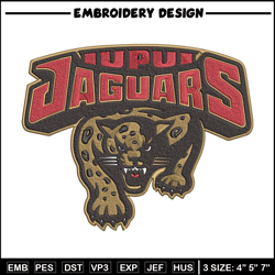 iupui jaguars logo embroidery design,ncaa embroidery,embroidery design,logo sport embroidery,sport embroidery.