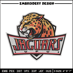 iupui jaguars logo embroidery design,ncaa embroidery,embroidery design,logo sport embroidery,sport embroidery