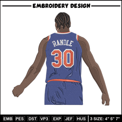 julius randle embroidery design, nba embroidery,sport embroidery, logo sport embroidery,embroidery design.