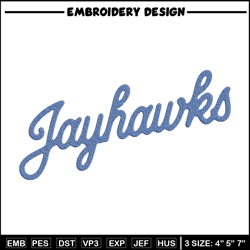 kansas jayhawks logo embroidery design, ncaa embroidery, embroidery design, logo sport embroidery, sport embroidery