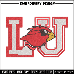 lamar university logo embroidery design, ncaa embroidery, sport embroidery, embroidery design ,logo sport embroidery.