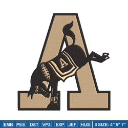 army black knights logo embroidery design, ncaa embroidery, sport embroidery, logo sport embroidery,embroidery design