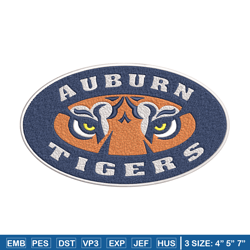 auburn tigers logo embroidery design, ncaa embroidery,sport embroidery, logo sport embroidery, embroidery design