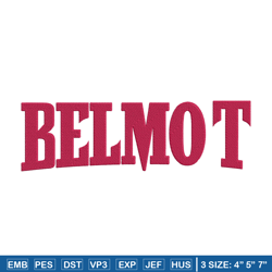 belmont bruins logo embroidery design, ncaa embroidery,sport embroidery,logo sport embroidery,embroidery design