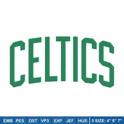 boston celtics logo embroidery design, nba embroidery, sport embroidery, logo sport embroidery,embroidery design