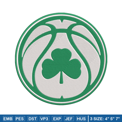 boston celtics logo embroidery design, nba embroidery,sport embroidery, logo sport embroidery, embroidery design