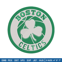 boston celtics logo embroidery design,nba embroidery, sport embroidery, logo sport embroidery, embroidery design