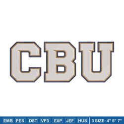 california baptist logo embroidery design, ncaa embroidery, sport embroidery,logo sport embroidery, embroidery design