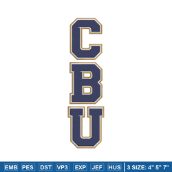 california baptist logo embroidery design,ncaa embroidery,sport embroidery,logo sport embroidery,embroidery design