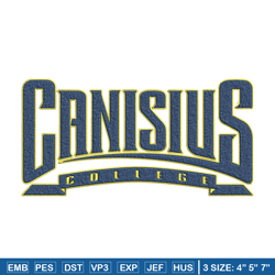 canisius golden griffins embroidery design, ncaa embroidery, sport embroidery, logo sport embroidery, embroidery design