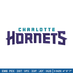 charlotte hornets logo embroidery design,nba embroidery, sport embroidery, embroidery design,logo sport embroidery