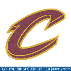 cleveland cavaliers logo embroidery design, nba embroidery, sport embroidery, embroidery design, logo sport embroidery.