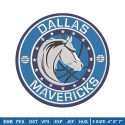 dallas mavericks logo embroidery design, nba embroidery,sport embroidery,embroidery design, logo sport embroidery