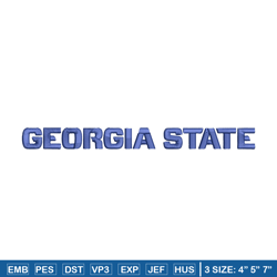 georgia state panthers logo embroidery design,sport embroidery, logo sport embroidery,embroidery design, ncaa embroidery