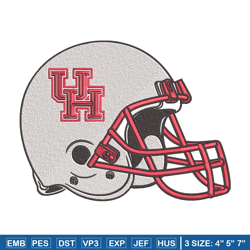 houston cougars helmet embroidery design, sport embroidery, logo sport embroidery, embroidery design, ncaa embroidery