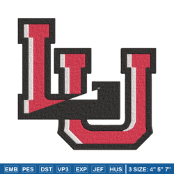 lamar university logo embroidery design, ncaa embroidery, sport embroidery, logo sport embroidery, embroidery design