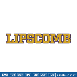 lipscomb bisons logo embroidery design, ncaa embroidery,embroidery design,logo sport embroidery, sport embroidery.