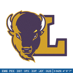 lipscomb bisons logo embroidery design,ncaa embroidery,embroidery design, logo sport embroidery, sport embroidery