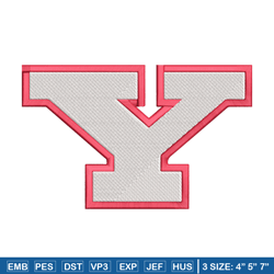 youngstown state logo embroidery design,ncaa embroidery,sport embroidery, logo sport embroidery, embroidery design.
