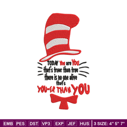 dr. seuss embroidery design, dr seuss embroidery, embroidery file, logo shirt, embroidery design, digital download.