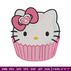 hello kitty cake embroidery design, hello kitty embroidery, embroidery file, anime embroidery, digital download