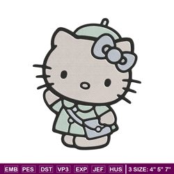 hello kitty girl embroidery design, hello kitty embroidery, embroidery file, anime embroidery, digital download