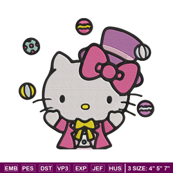hello kitty peeker embroidery design, hello kitty embroidery, embroidery file, anime embroidery, digital download