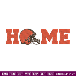 home cleveland browns embroidery design, cleveland browns embroidery, nfl embroidery, logo sport embroidery.