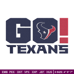 houston texans go embroidery design, houston texans embroidery, nfl embroidery, sport embroidery, embroidery design.