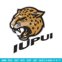 iupui jaguars logo embroidery design, ncaa embroidery,embroidery design,logo sport embroidery,sport embroidery